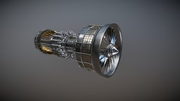Turbine | Turbofan Engine turbine, fan, motor, blades, propulsion, aircraft, jet, engine, turbofan, fanjet, plane