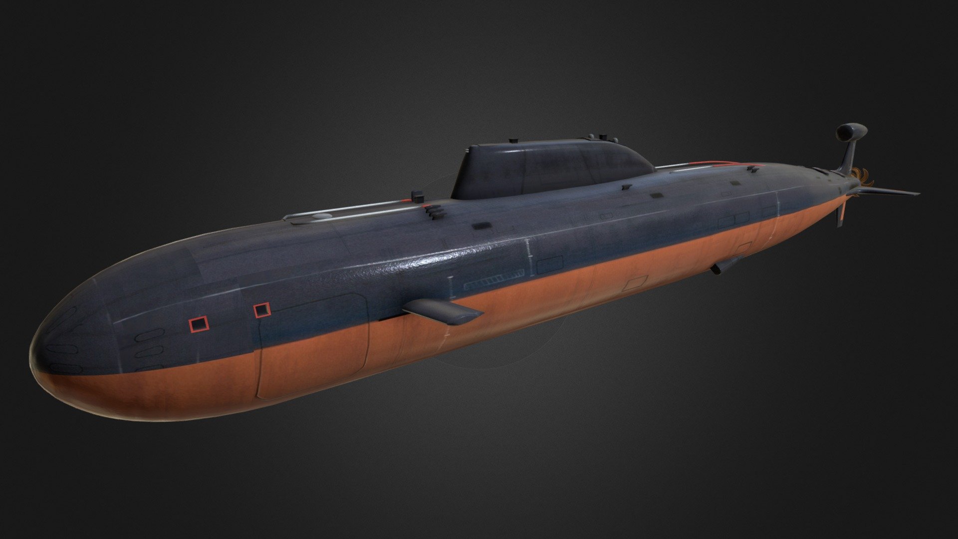 The nuclear submarine project 945 &ldquo;Barracuda