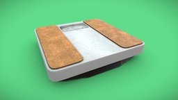 Bathroom Scales bathroom, household, care, vintage, fitness, equipment, scale, ready, health, weight, workout, analogue, game, 3d, pbr, house, medical, textured, interior