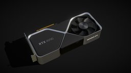 Nvidia GeForce RTX 4090 gpu, nvidia, realistic, geforce, graphicscard, blender, model, 4090