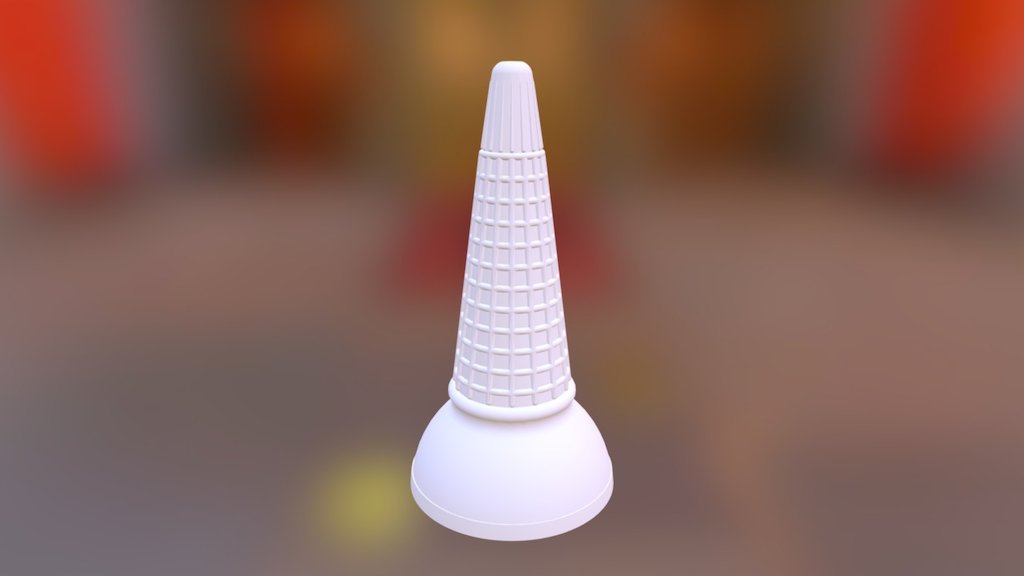 Ice Cream Cone - Ice Cream Cone - Download Free 3D model by oscarcruz 3d model