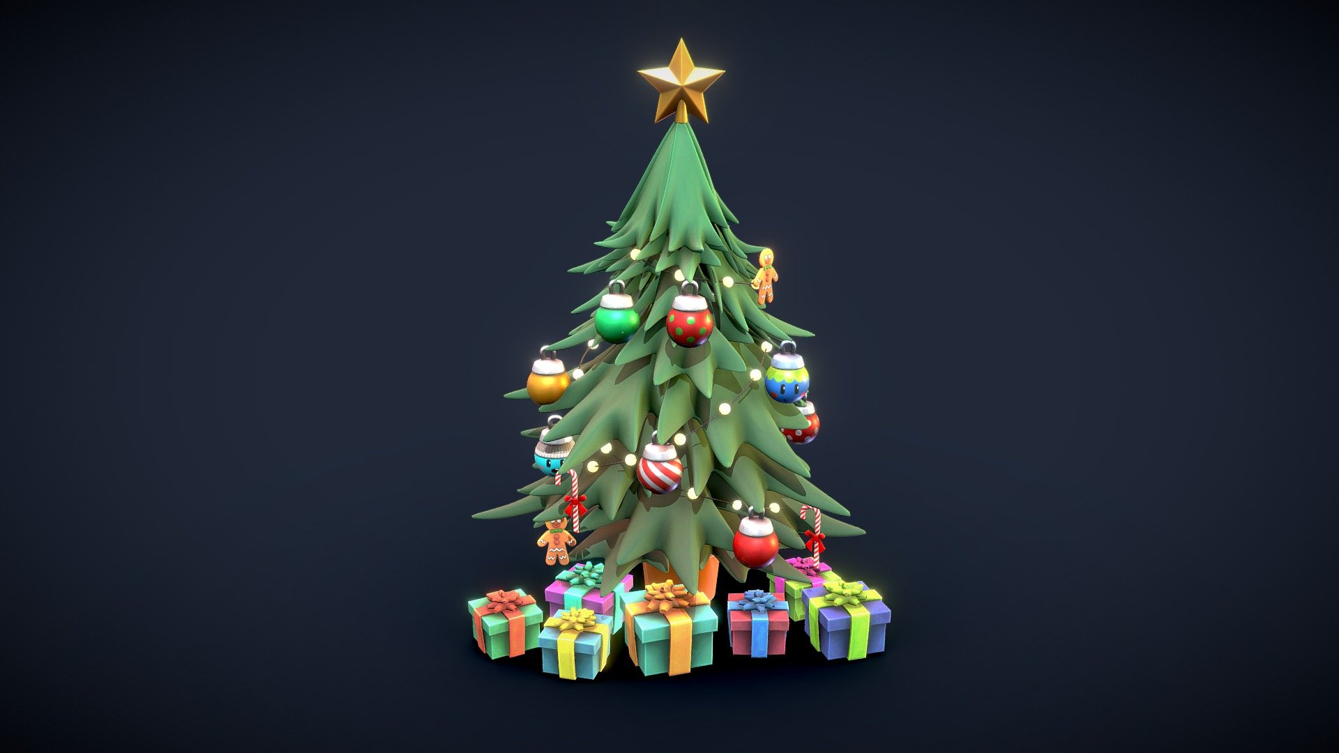 Christmas Prop Pack
• Fully Textured and Modular
• 4K 16Bit Textures (Can be scaled down)
• PBR Ready (Metalness/Roughness)
• 5 Props, Multiple Color Variations
• File Formats: .fbx, .png, .blend - Christmas Prop Pack | Stylized | PBR - Buy Royalty Free 3D model by G-SLIDE 3d model