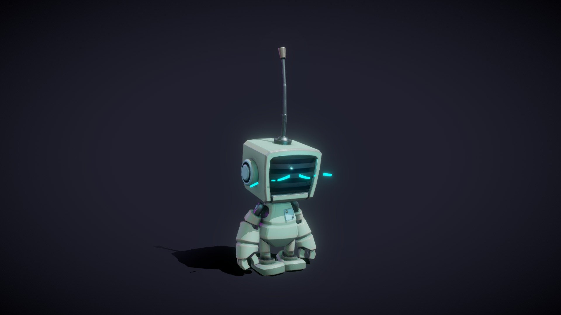 sad robot :( - Sad Robot - 3D model by plasmaernst 3d model