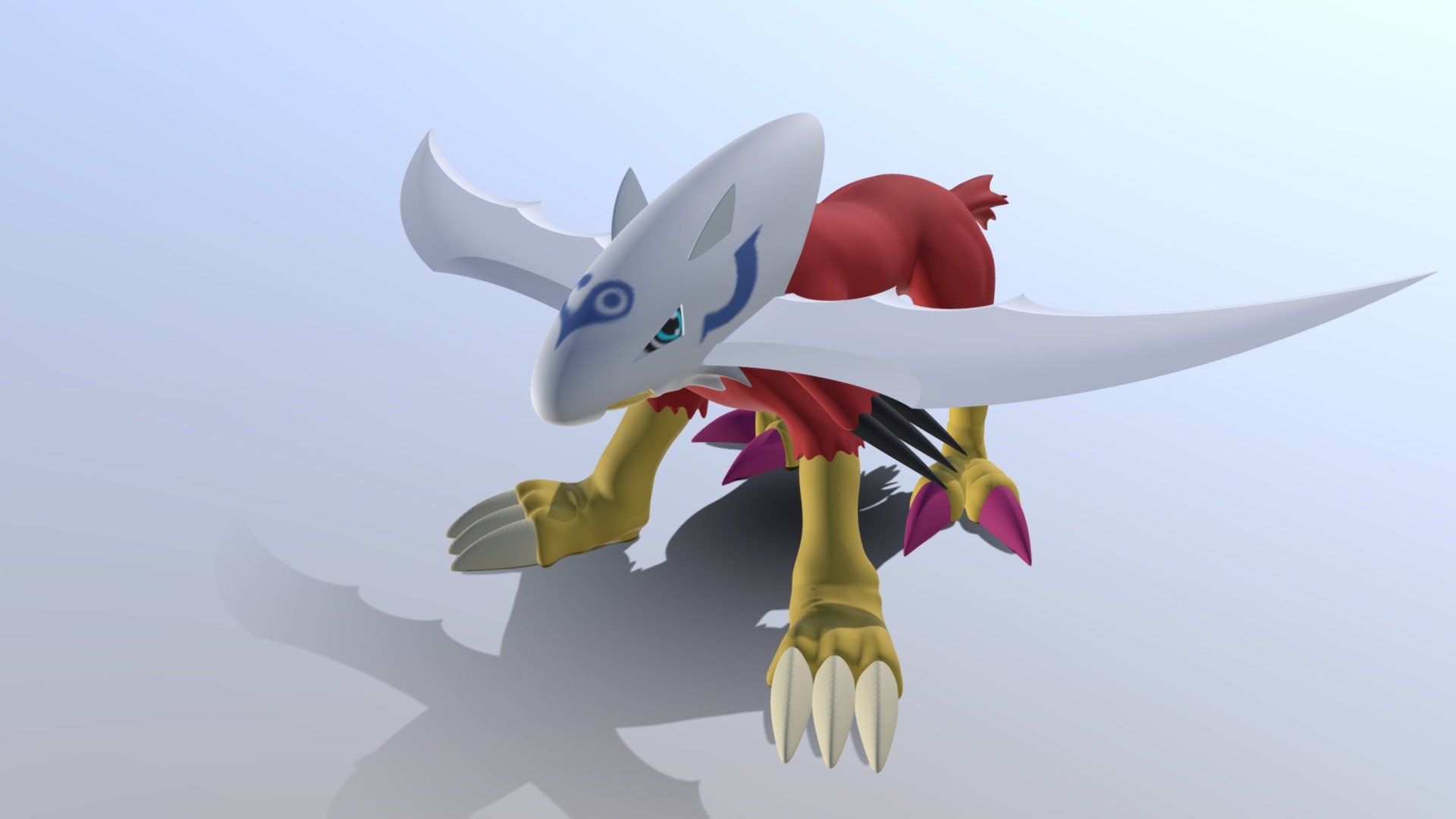 Digimon ホルスモン HOLSMON - 3D model by kishi (@ash.takafumi) 3d model