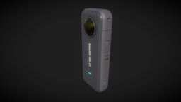 Insta360 one x2 sports and action camera 360, sports, electronics, camera, gadgets, hardsurfacemodeling, insta360, 3d, lowpoly