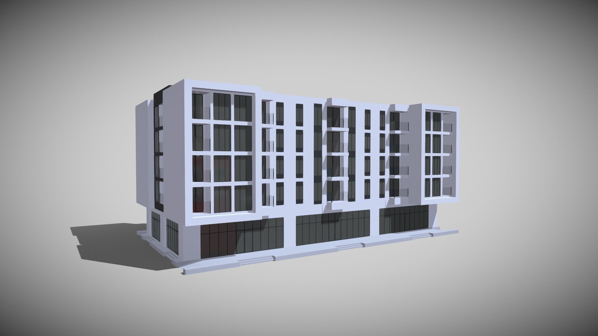 Detailed model of an Apartment Building with no interior, modeled in Cinema 4D.The model was created using approximate real world dimensions.

The model has 45,807 polys and 53,714 vertices.

An additional file has been provided containing the original Cinema 4D project files and other 3d export files such as 3ds, fbx and obj 3d model