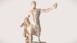 Custom Marble Statue anatomy, greek, marble, statue, roman, zbrush-sculpt, substance-painter, zbrush