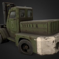 Soviet Military Forklift truck, soviet, forklift, rusty, russian, damaged, grunge, cargo, wrecked, substancepainter, vehicle, pbr, lowpoly, military, industrial