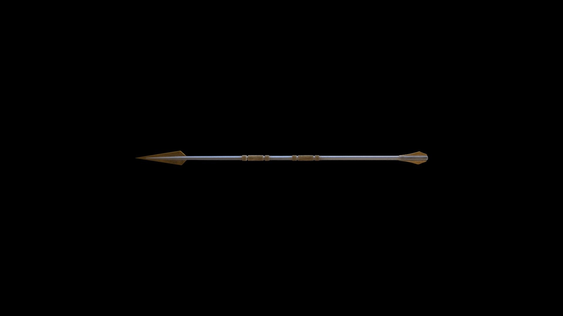 This is the Okoye Spear from the Inktober list I made. The model is made in Maya and the textures in Substance Painter. You can watch other props from my Inktober list of Marvel there: https://www.artstation.com/nahiadelacalle/albums/1772639 - Okoye Spear - 3D model by Nahia de la calle (@nahiadelacalle) 3d model