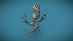 Owl VR Sculpt owl, cute, vr, toony, oculusrift, oculusmedium, animal