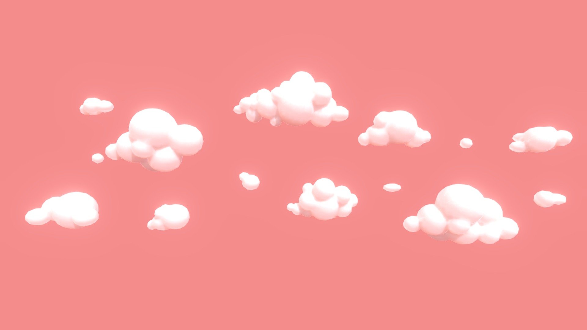 14 clouds with lovely cartoon style for you to freely arrange creatively. Suitable for game, animation, photo projects&hellip;

Package includes: 

-1 FBX file 3,6k Tris

-With UV, No texture

Contact me for support. Hope to receive feedback from everyone. Thank - Clouds cartoon - Pack 01 - Buy Royalty Free 3D model by DuNguyn - Assets store (@nguyenvuduc2000) 3d model