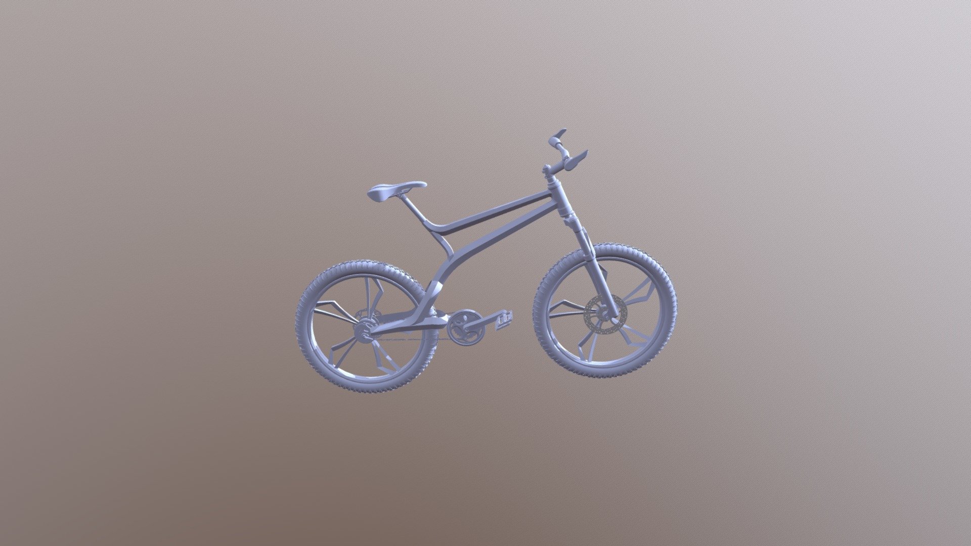 Off Road Bicycle - Mountain Bicycle - 3D model by theajith 3d model