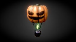Halloween hot air balloon 