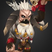 Cha monkey, rpg, cute, dance, victory, infernals, lowpoly, mobile, monster