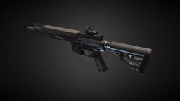 AR57 Rifle rifle, venom, magazine, ar, p90, vortex, pdw, cursed, fiveseven, ar57, weapon, 57x28
