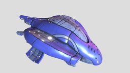 Halo fangame: Phatom phantom, alien, halo, fangame, substancepainter, 3d, blender, vehicle, sci-fi, futuristic, plane, ship, spaceship, convenant