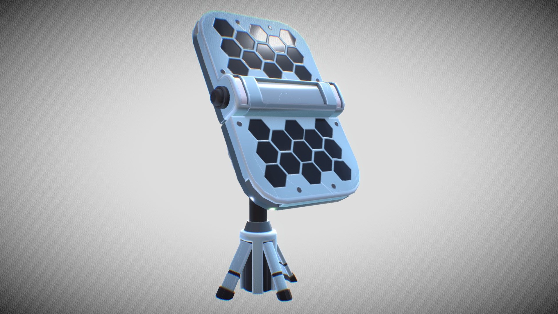 Created this stylized solar panel for a kickstarter game 3d model