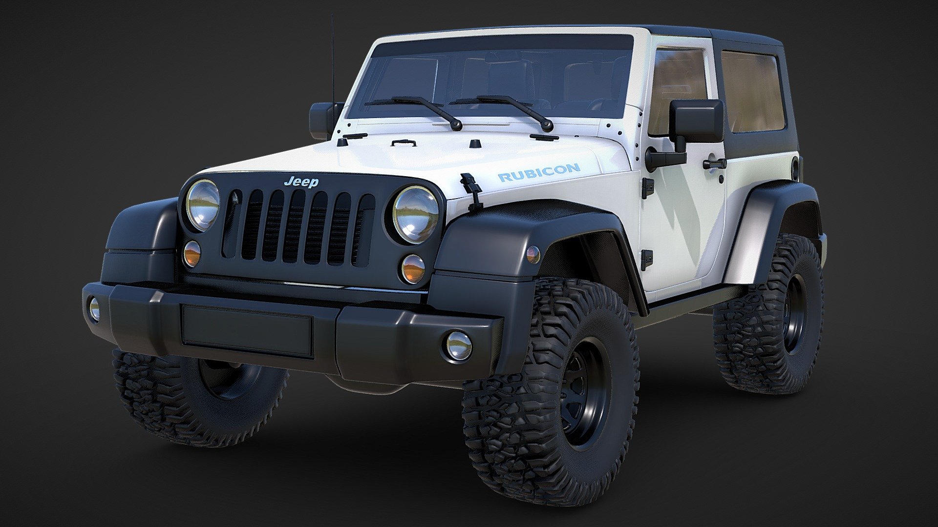 Jeep Wrangler Rubicon 2010 Stock Variation - Jeep Wrangler Rubicon 2010 Stock - Buy Royalty Free 3D model by Pitstop 3D (@Pitsop3D) 3d model