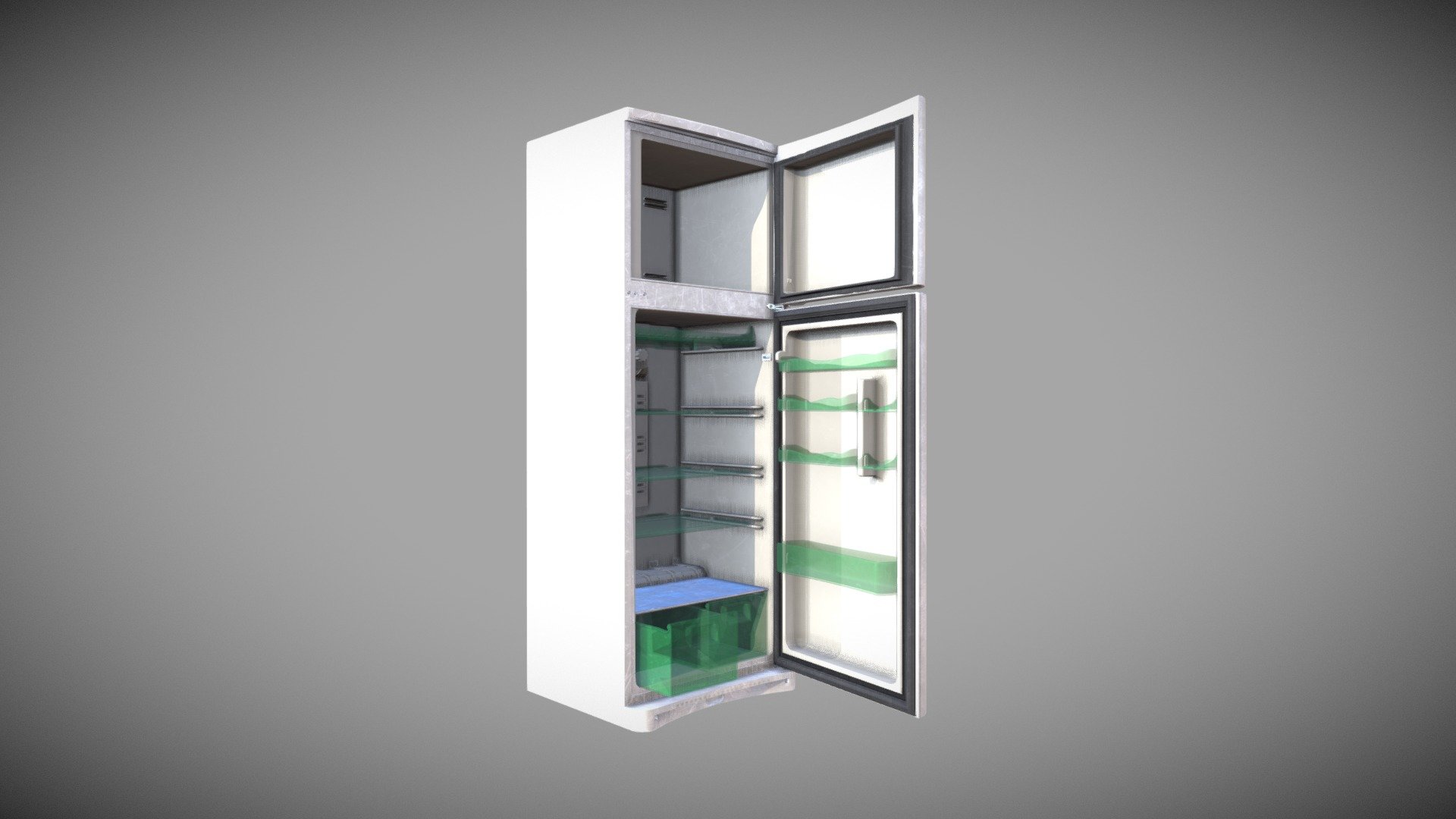 Refrigerator - Download Free 3D model by Francesco Coldesina (@topfrank2013) 3d model