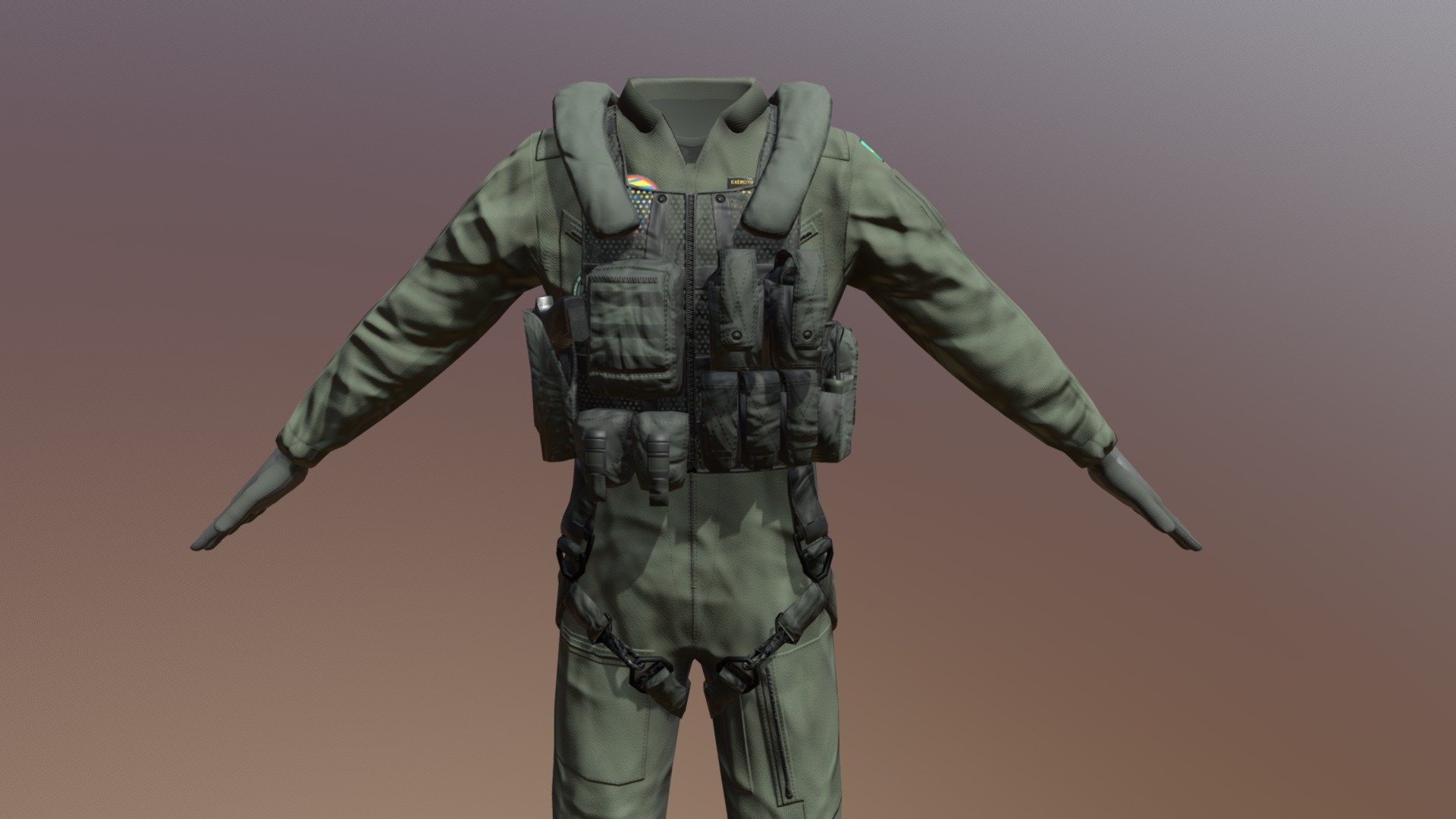 3D model made with blender and texturized using Substance Painter.
Game model made for my Arma 3 MOD pack Brazilian Armed Forces 3d model