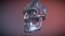CYBER SKULL [ highpoly free asset ] assets, cyber, mask, free3dmodel, cyberpunk-technology, freemodel, skull-3d, skull-3d-model, cyberpunk-2077, helmet, skull, gameasset, free, robot