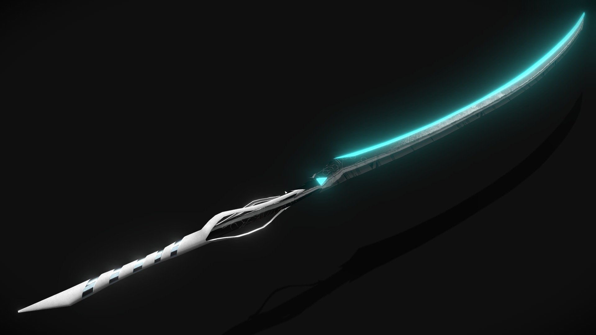 Vi un concepto de esta espada y la intenté hacer, no habilitaré la descarga, ya que el concepto no es mío 3d model