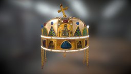 Szent Korona crown, treasure, hungary, gold