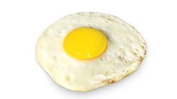 Egg (Game Ready / PBR) food, time, restaurant, egg, prop, diner, chicken, breakfast, ready, fast, vr, ar, farm, real, lunch, game-ready, props-assets, game, pbr