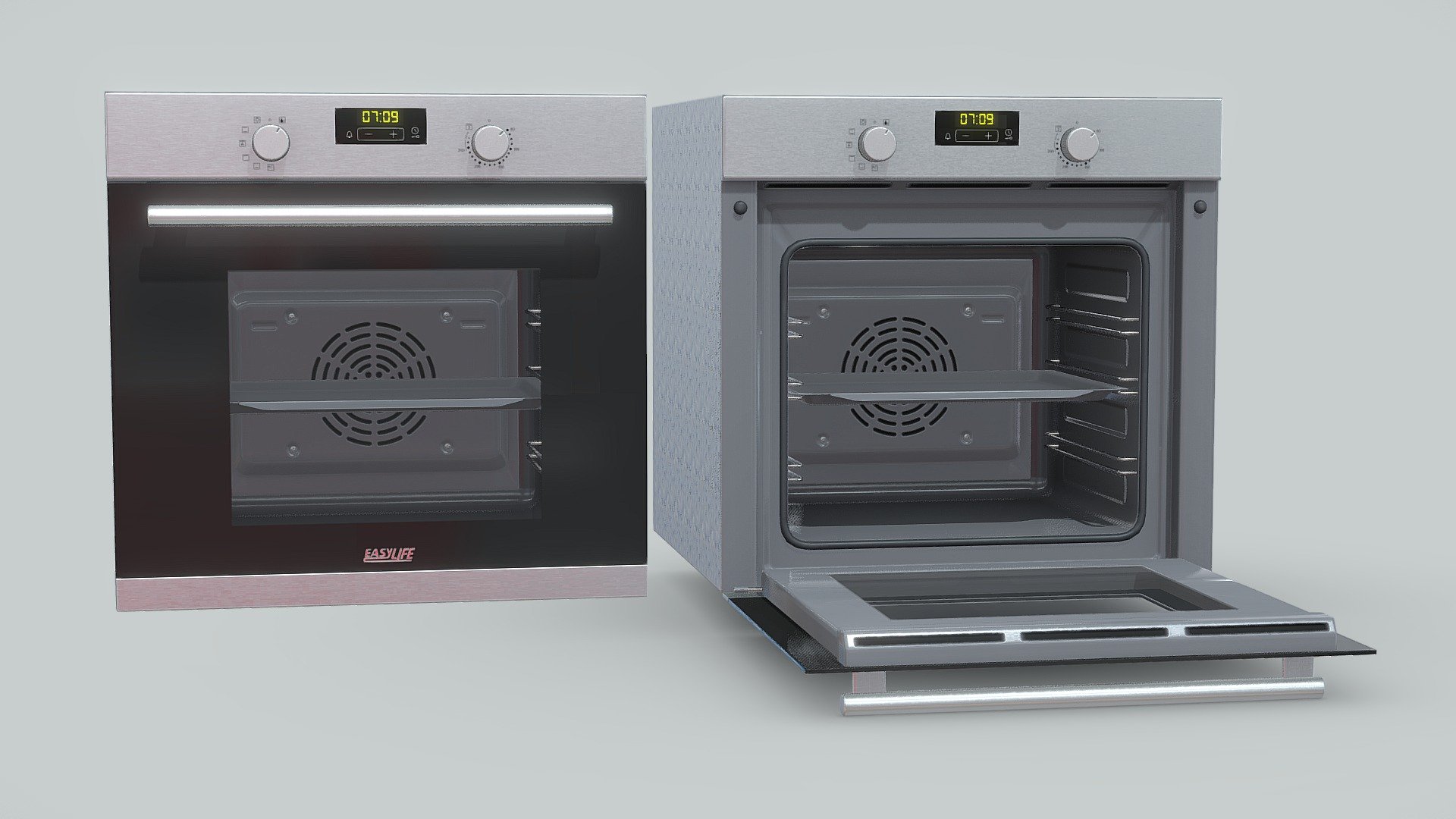 Low poly kitchen oven with only 2516 polys / 2776 tris, with non-overlapping uvs and PBR textures in 4096 x 4096 px (color, Normal map, metallic, roughness, specular, emission, opacity and Ambient occlusion map). This model contain 1 only object (the door can be closed rotating by its axis). Besides it is ready to use in broadcast, advertising, design visualization, real-time, video game etc… - kitchen Oven - Buy Royalty Free 3D model by markusenes 3d model
