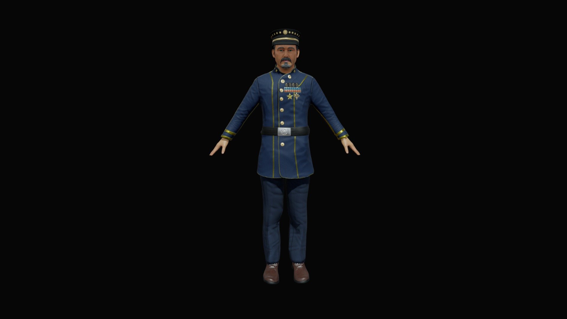 General_Character
Around 25000 Polygon
Made in Maya &amp; Zbrush and Texture in Substance Painter - General_Character - Buy Royalty Free 3D model by NineHertzStudio 3d model
