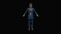 General_Character suit, fighter, soldier, figure, generator, uniform, a-pose, character, model