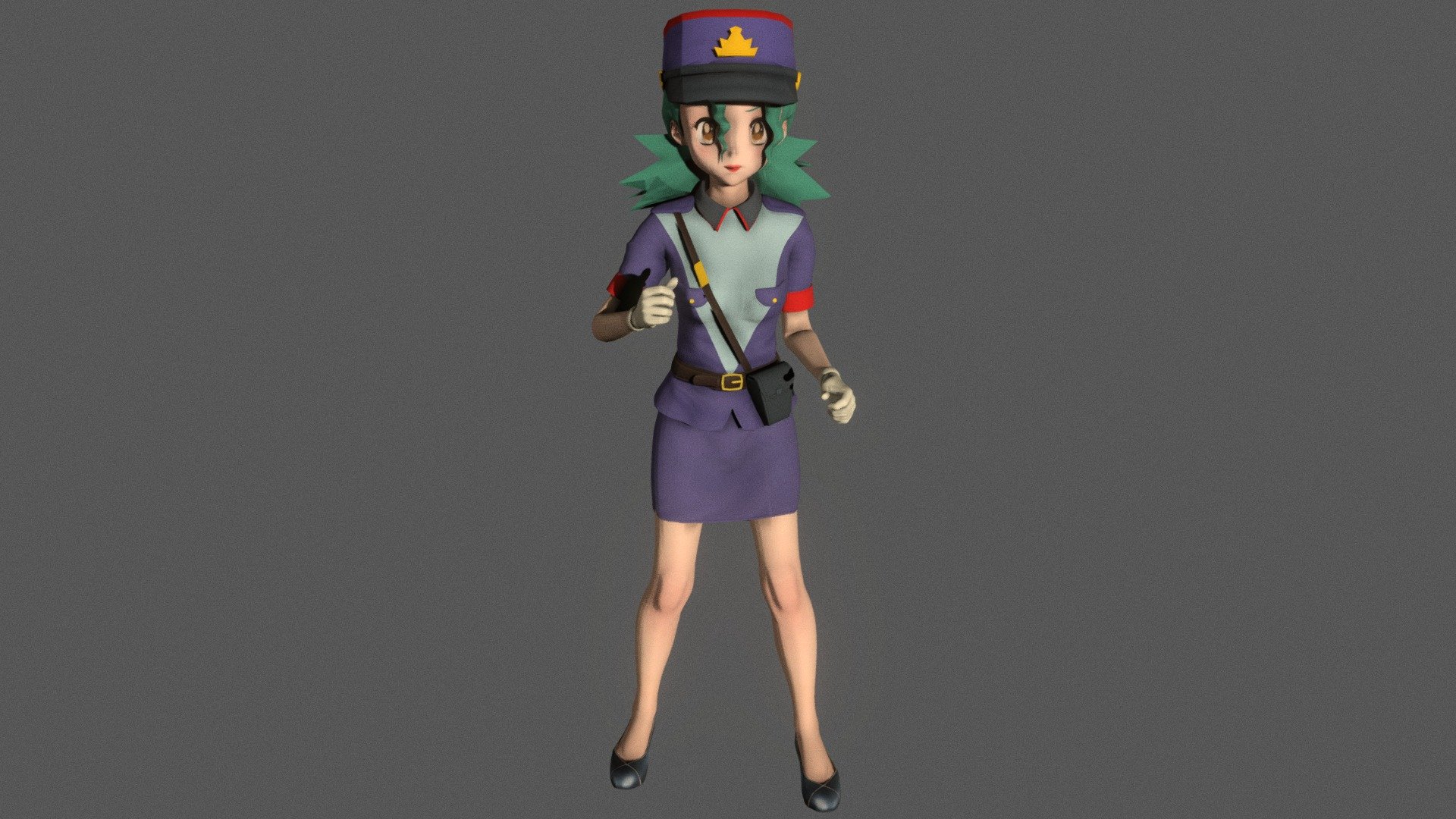 Posed model of anime girl Jenny (Pokemon).

This product include .FBX (ver. 7200) and .MAX (ver. 2010) files.

Rigged version: https://sketchfab.com/3d-models/t-pose-rigged-model-of-jenny-c1c39f834b3247d592c06a9132703a2a

I support convert this 3D model to various file formats: 3DS; AI; ASE; DAE; DWF; DWG; DXF; FLT; HTR; IGS; M3G; MQO; OBJ; SAT; STL; W3D; WRL; X.

You can buy all of my models in one pack to save cost: https://sketchfab.com/3d-models/all-of-my-anime-girls-c5a56156994e4193b9e8fa21a3b8360b

And I can make commission models.

If you have any questions, please leave a comment or contact me via my email 3d.eden.project@gmail.com 3d model