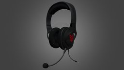 Creative Gaming Headset headset, gaming, creative, production, ready, vr, ar, web, visualisation, 3dmodelling, game, productvisualisation