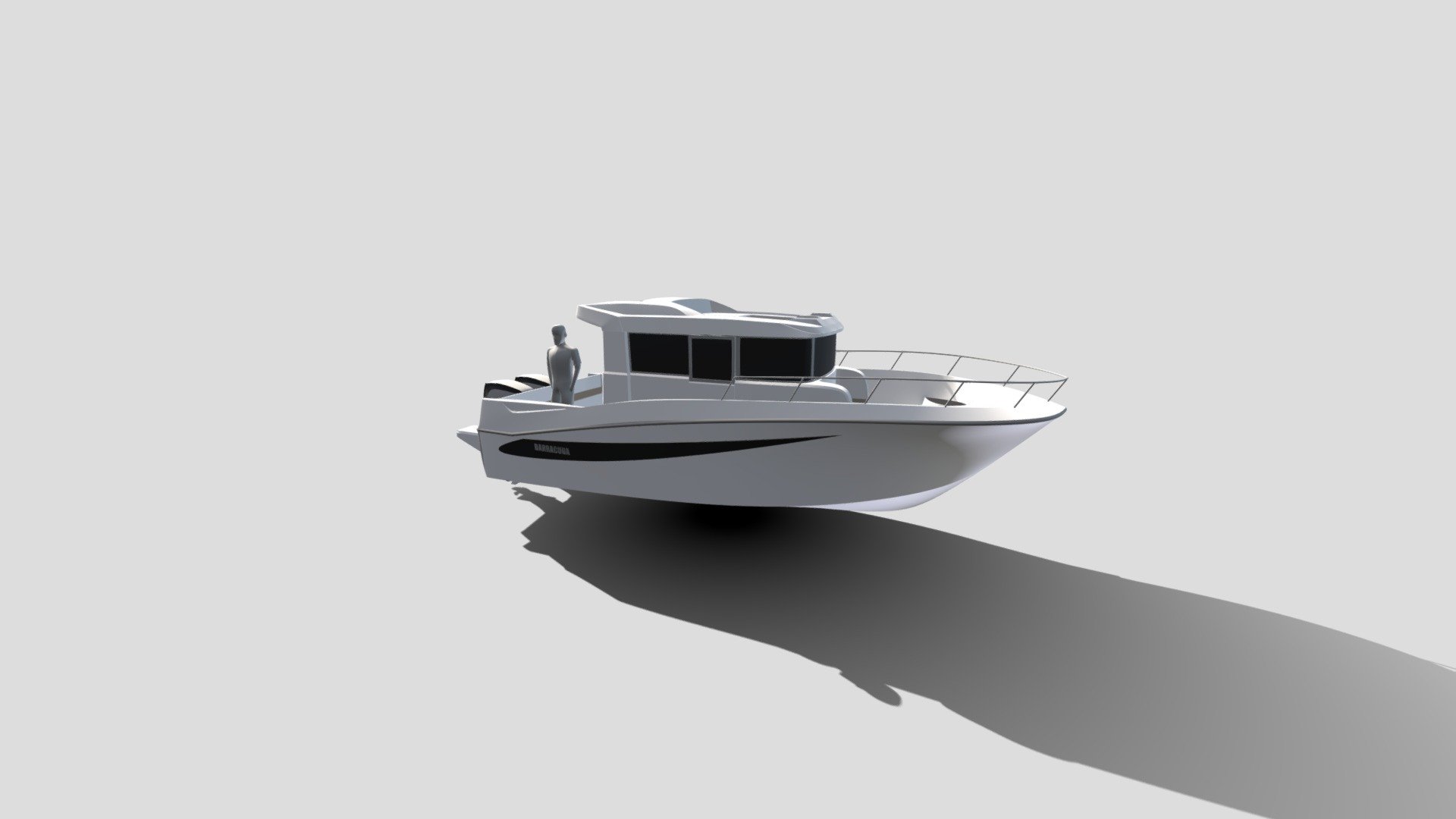 Barracuda - 3D model by Deniz_cnnr 3d model