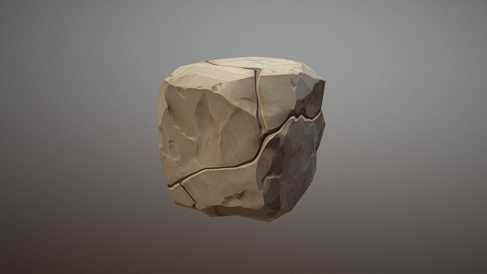 I've exported it while being literally drink. FeelsSplendidMan - A Rock 3d model