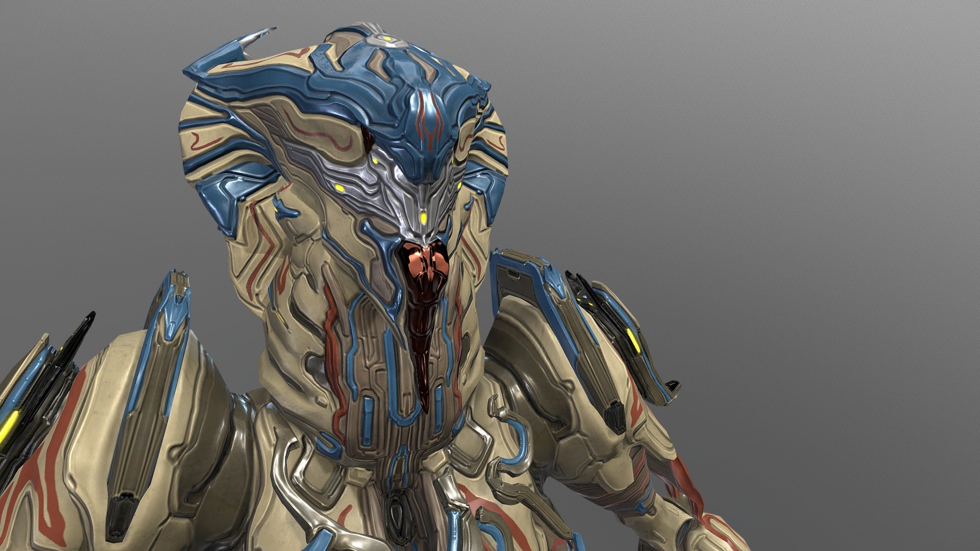 Collaboration by me (Crackle2012) &amp; Hydroxate for Warframe - Tennogen.

Inaros Alternate Helmet - Inaros Apep Helmet

Original Character - Inaros, Body Basemesh, and Body Textures belong to Digital Extremes.

See it on the workshop here:  https://steamcommunity.com/sharedfiles/filedetails/?id=1392462850 - Inaros Apep Helmet By Crackle2012 & Hydroxate - 3D model by Ryan K. / Crackle2012 (@Crackle2012) 3d model