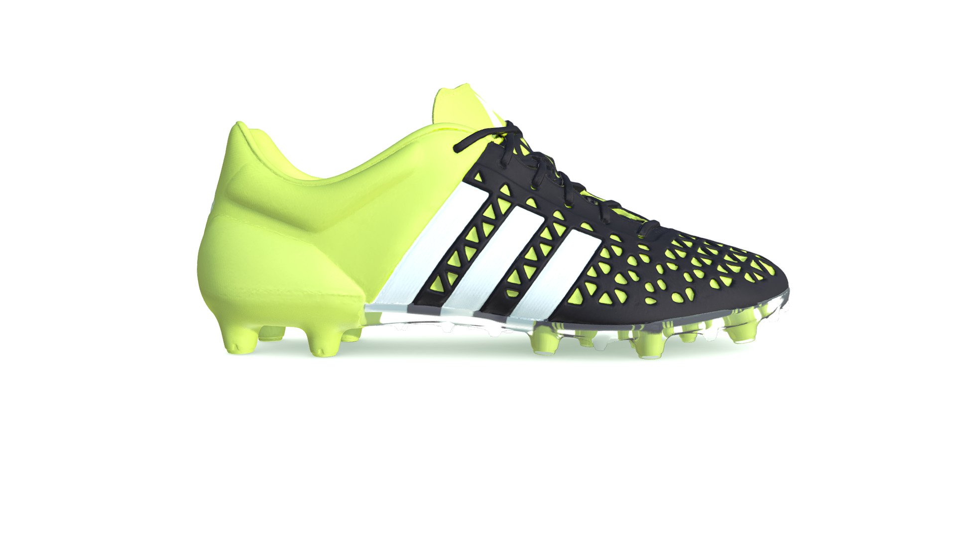 3D Scan of Adidas ACE 15.1 SG Football Boots using Artec Space Spider - Adidas ACE 15.1 SG Football boots - 3D model by Europac3d 3d model