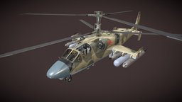 Kamov Ka-52 "Alligator" Camo Basic Animation rotor, soviet, copter, chopper, b, russian, attack, russia, aircraft, ussr, camouflage, airforce, alligator, kamov, hokum, ka, 52, ka-52, coaxial, helicopter, war, ka52, hokum-b