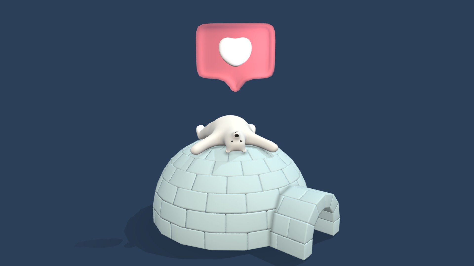 Happy International Polar Bear Day! 🐻‍❄️

Give this guy a like and share him with your friends - Bear with me - 3D model by Douglas Akiyoshi (@akiyoshidoug) 3d model