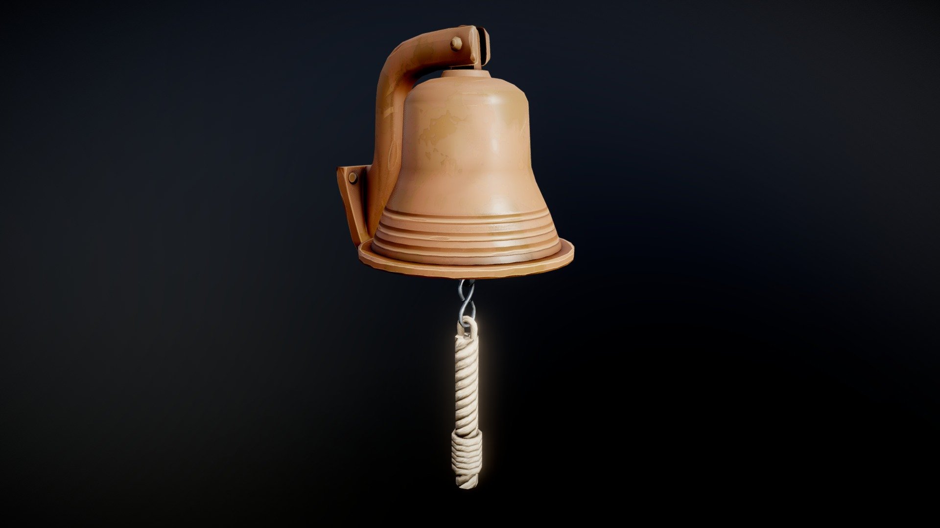Stylized Ship's Bell with High Quality PBR Textures.


1974 Tris (1033 Vertices)
Blend, FBX, UnityPackages (2019.4, Built-In/URP/HDRP) formats. 
Materials and textures included. 
Metallic/Roughness PBR, Unity Built-In/URP/HDRP and UE4 Texture Sets 2048px PNG Textures.

Model by @Bek, Idea and Art Direction by Ivan Vostrikov 3d model