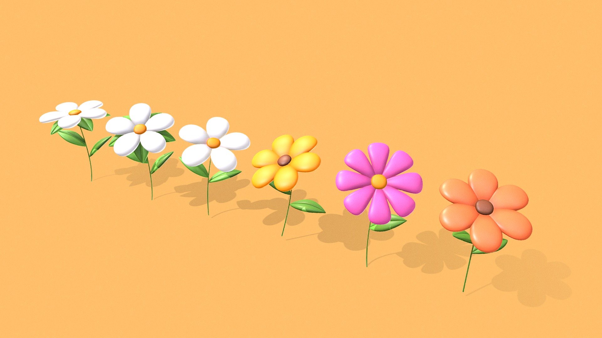 Stylized Daisy Flowers

They look cute, happy and ready to make your toon and stylized projects beautiful😊 - Stylized Daisy Flowers - Buy Royalty Free 3D model by ahingel 3d model