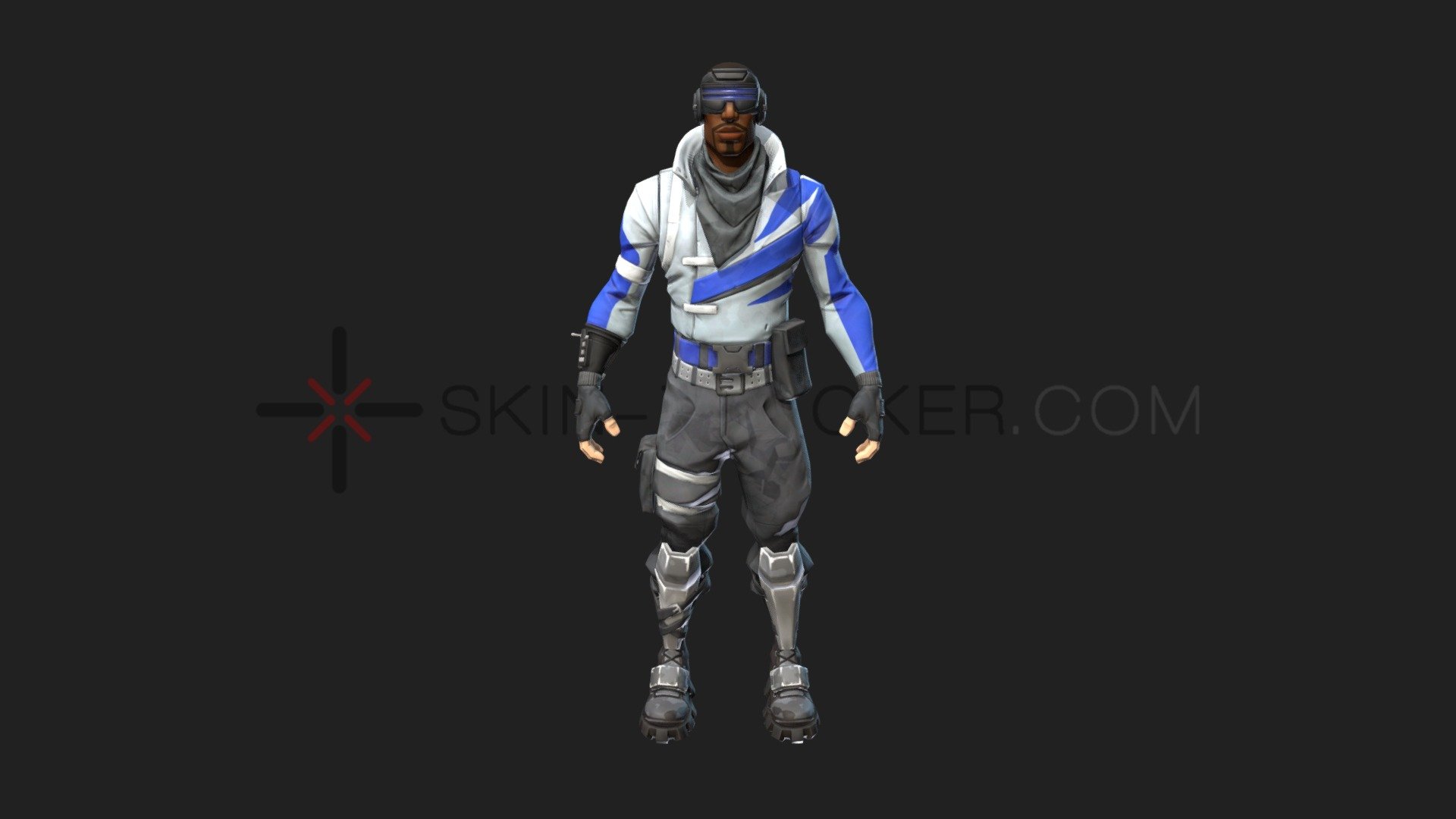 Uploaded for Skin-Tracker.com - Fortnite - Blue Striker - 3D model by Skin-Tracker (@stairwave) 3d model