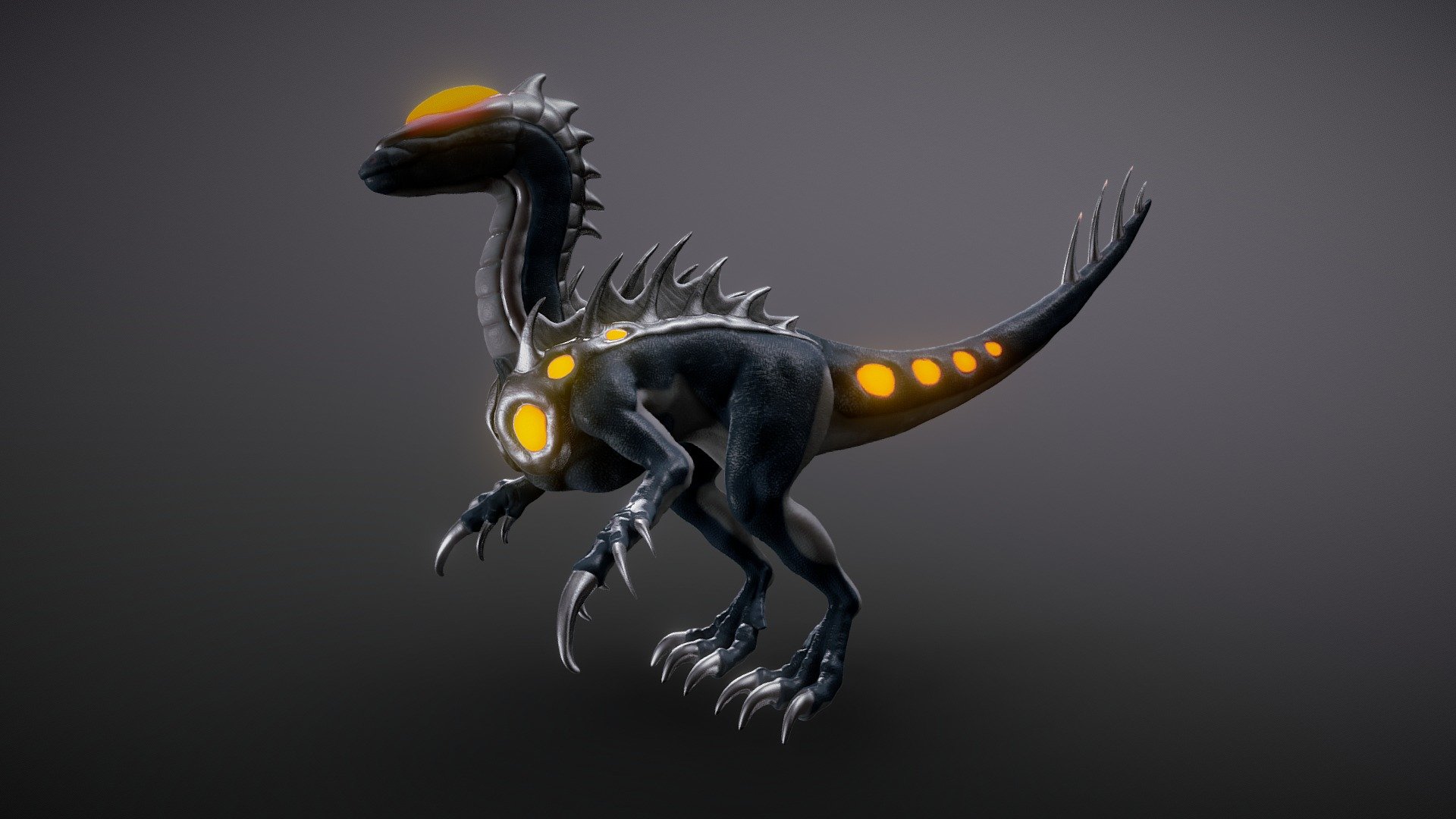 Just cyber-dinosaur. 

Rate my work in a comment or like с: - Dinosaur Alien - 3D model by VBArtist (@Dragon24) 3d model