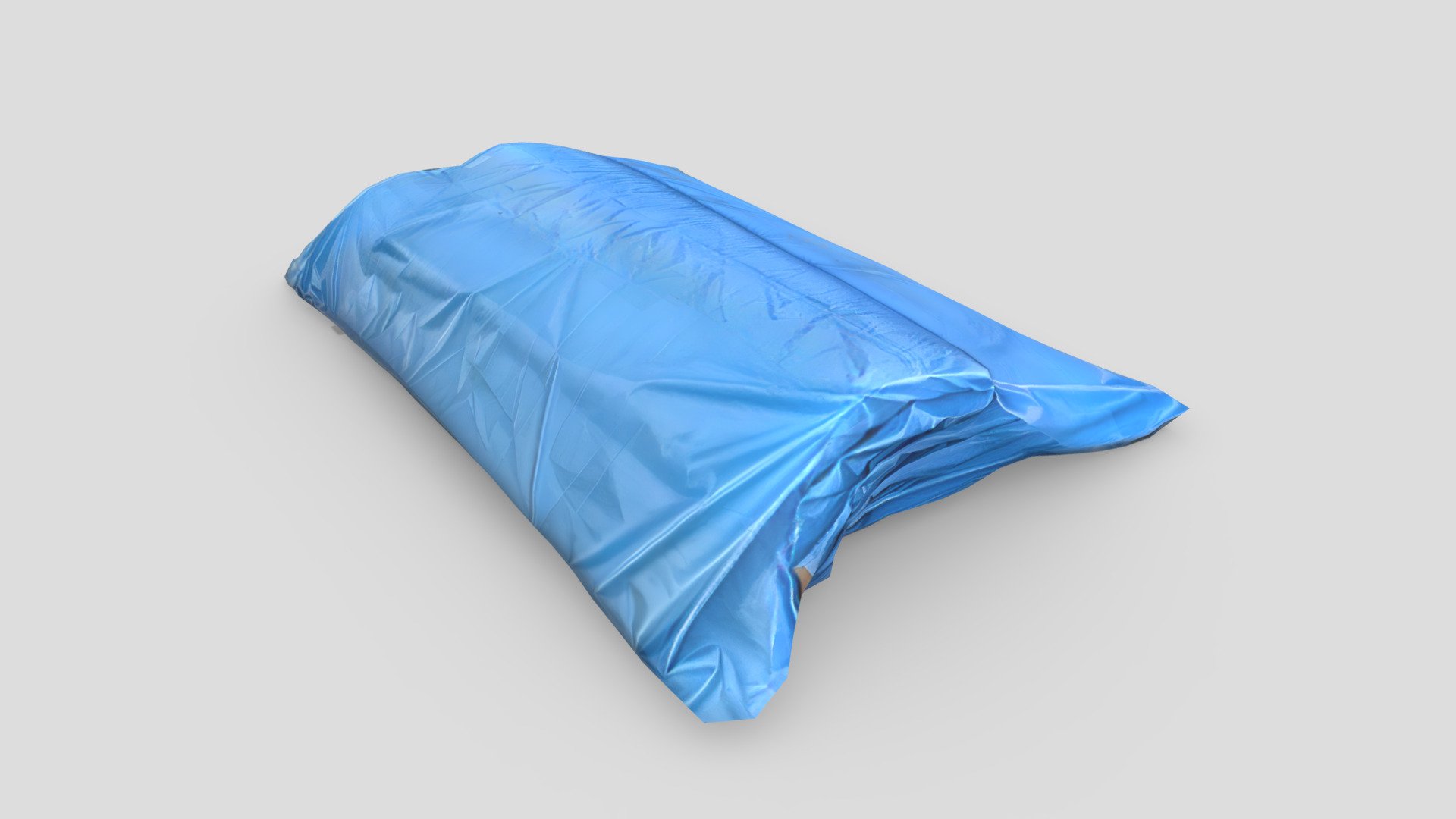 ‘Folded blue present tarp!’

● 4096 x 4096 PBR textures

● normal map is baked from the high poly model

Please do not hesitate to contact with me. I will be happy to help you.

Contact me at https://plaggy.net

Formats: fbx, dae, max, obj, mtl, png, glTF, USDZ Polygon: 1145 Vertices: 1147 Textures: Yes, PBR (ao, albedo, metal, normal, ORM, rough) Materials: Yes UV Mapped: Yes Unwrapped UVs: Yes (non overlapping) - Folded Blue Tarp 3 - Buy Royalty Free 3D model by plaggy 3d model