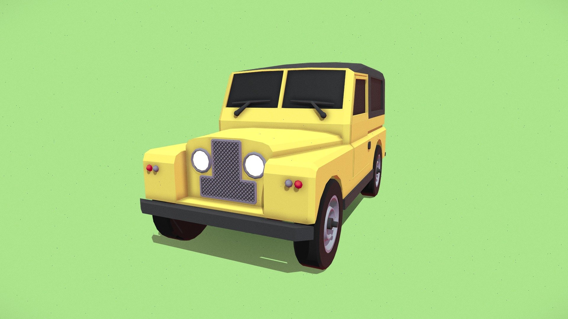 This is a free cartoon Low Poly style car. 
Сreating models is my hobby, which helps to take a break from life, like and subscribe to my profile for promotion :) 
There will be a lot of new and interesting things here in the future!




The model supports mobile devices Unity or UE4 In the future I will publish a lot of free models, rate and write a comment to promote my account ;)
 - FREE Retro Off-Road Car Cartoon (Low Poly) - Download Free 3D model by Moonlight (@moonlight2023) 3d model