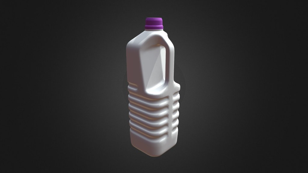 Detergent Bottle 2 - 3D model by Haithem 3d model