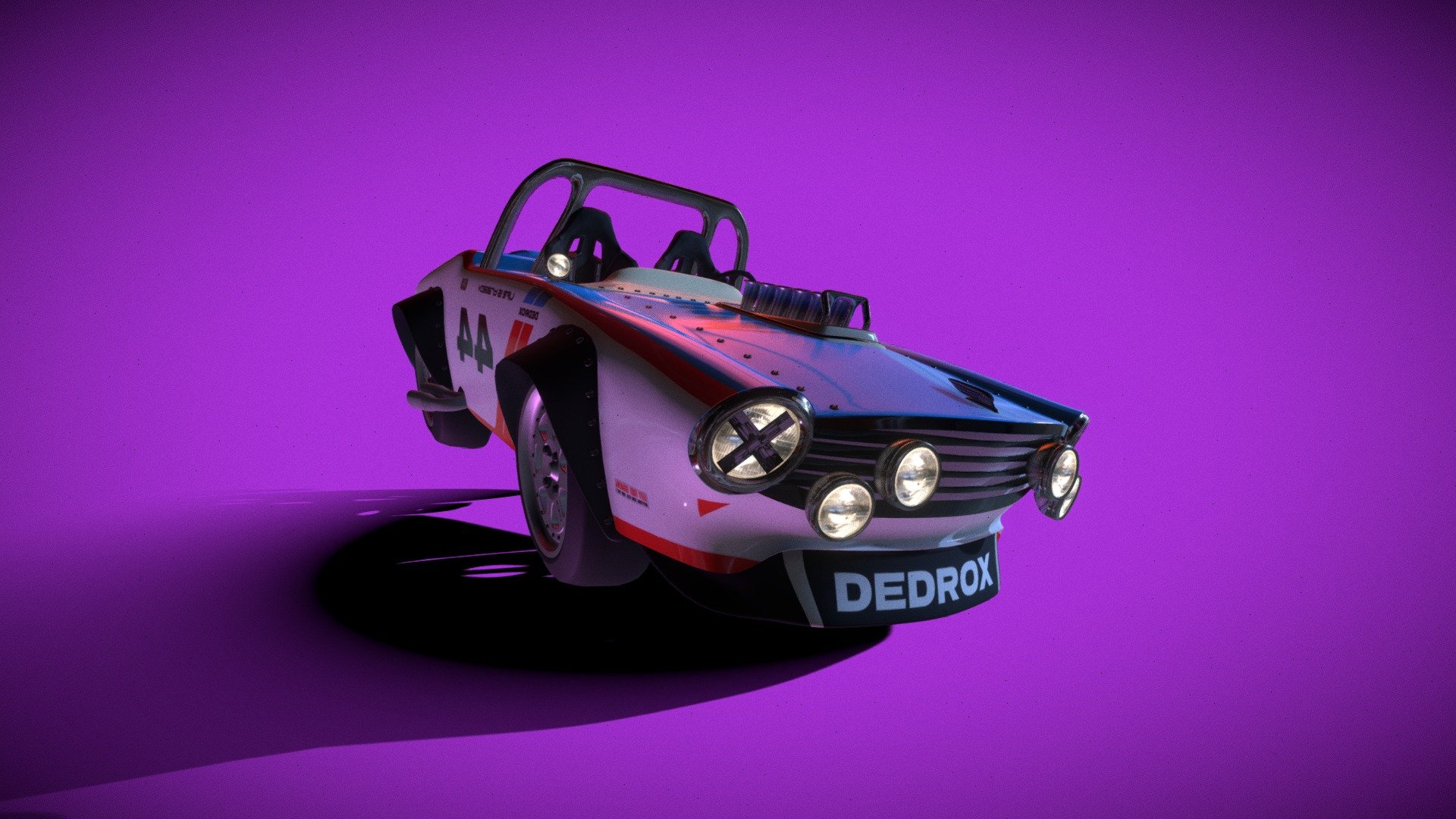 Making a car in blender has become a satisfying part and this newyear i learnt it and made this vintage old looking car with some caricature element to it. It maybe game ready. But if you want a even more lowpoly version. hitme up on insta: https://www.instagram.com/dedrox__/

Rendered videoof this car in:https://www.instagram.com/p/Cmy6QEgIuM1/
My precious artstaion: https://www.artstation.com/raghavprasanna - Forerunner cartoon toy mini free car - Download Free 3D model by DEDROX (@Raghavprasanna) 3d model