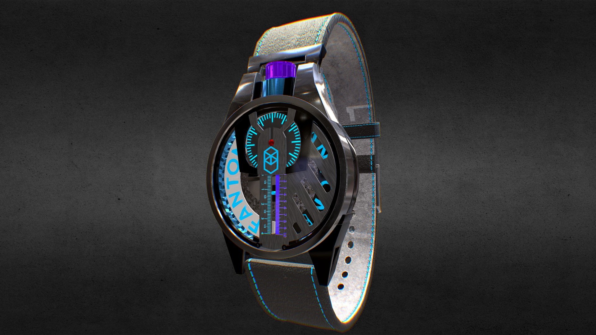 Awersome stainless steel Internet Fantom Coin Watch.

Currently available for download in FBX format.

3D model developed by AR-Watches 3d model