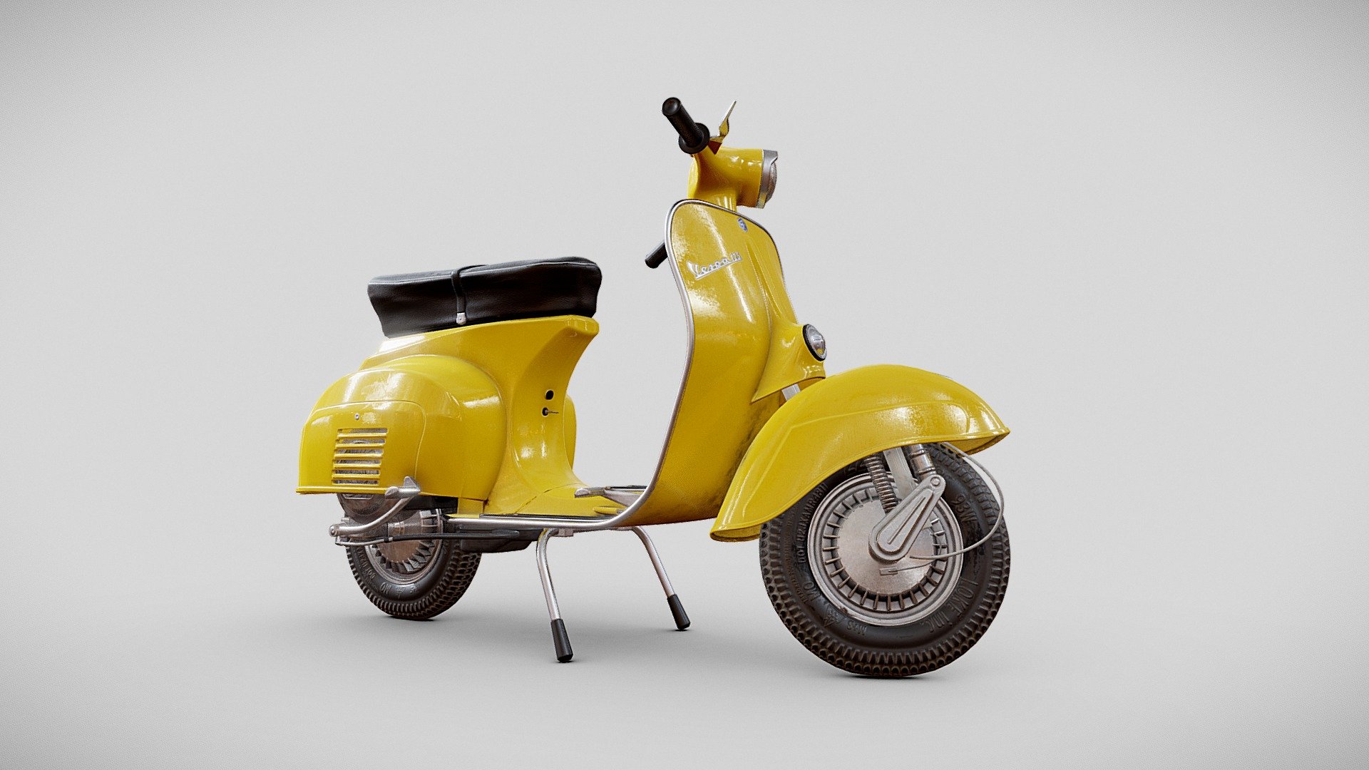 3D model of a Vespa made in 3Ds max and Substance Painter
Consists of 2 4K textures 3d model