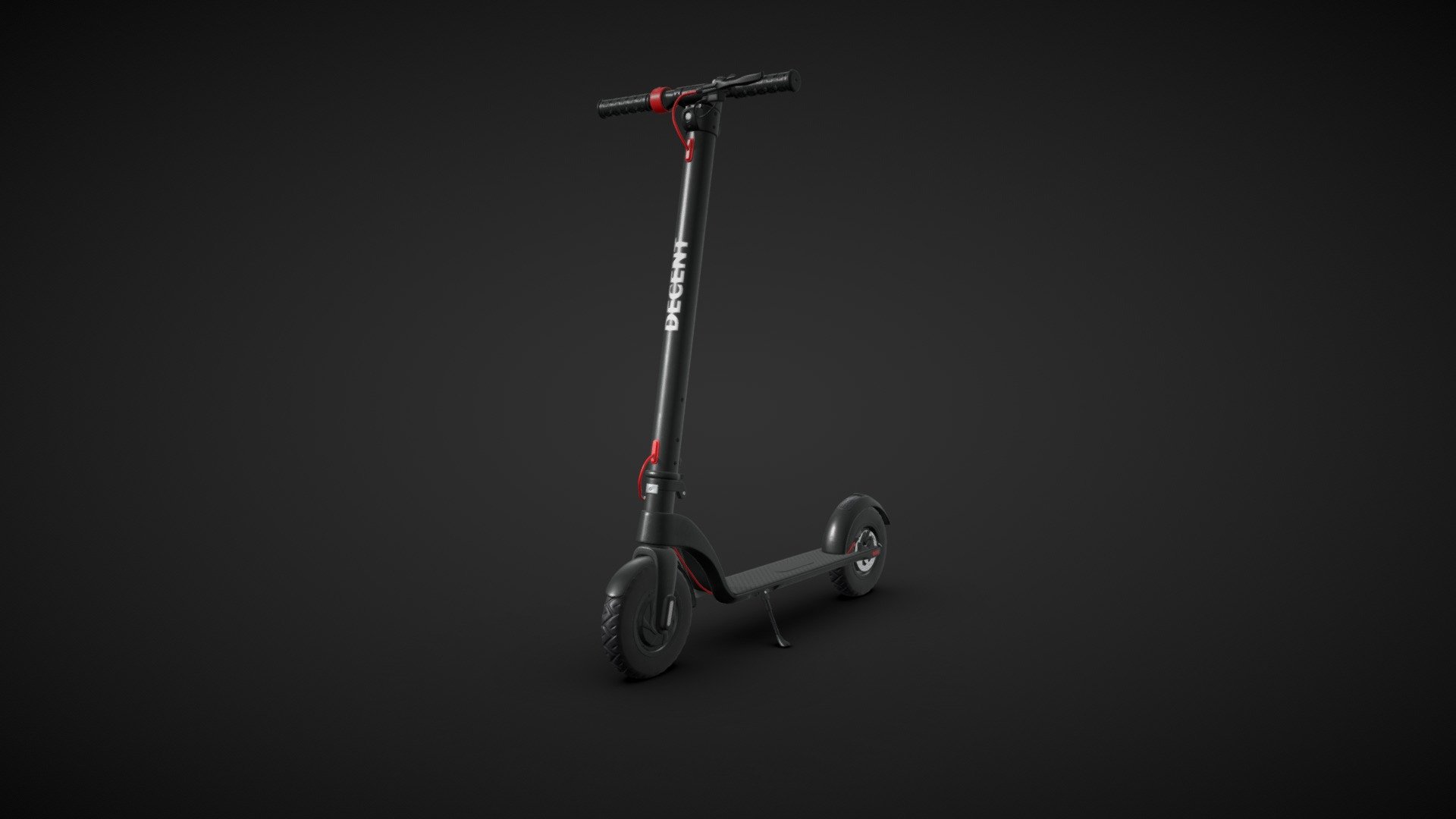 Electric Kick Scooter

Textures: : Base Color (Diffuse), Normal Map, Ambient Occlusion, Roughness, Metalness.
The resolutions of the textures are 4096x4096 and 2048x2048. 
UVW Mapped: Yes
Materials: Yes - Electric Kick Scooter - 3D model by Agha.Najam 3d model